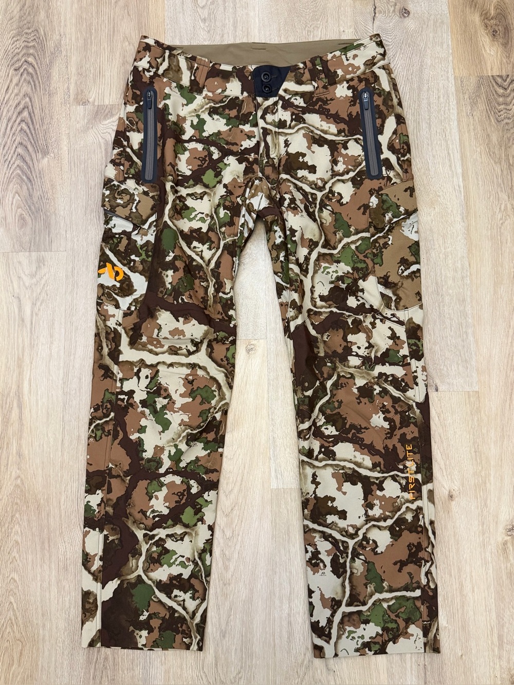 First Lite Catalyst Men's Camouflage Hunting Pants - Brown/Cream Camo